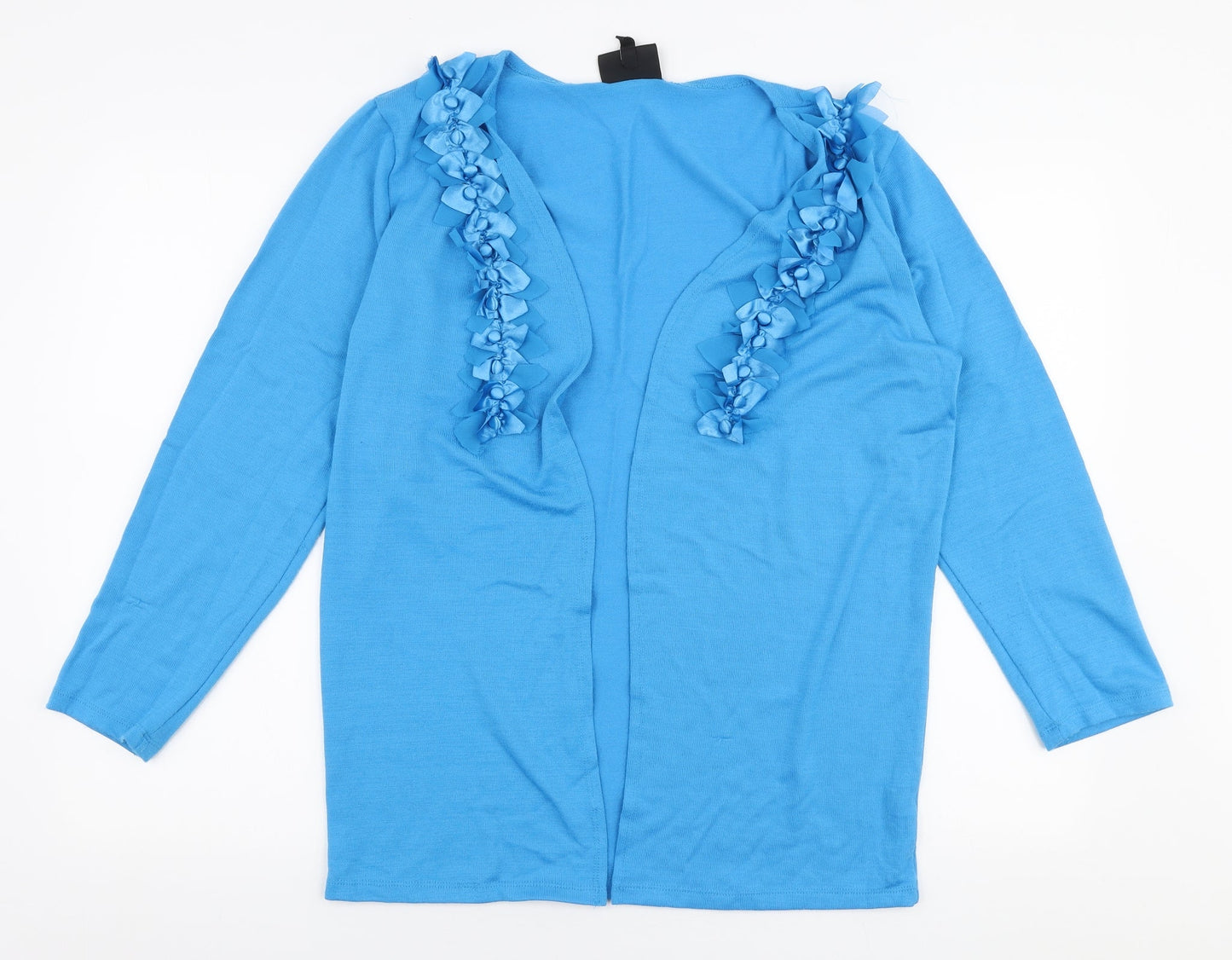 Womens UK Size M Studio Blue Cardigan Jumper