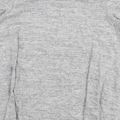 Christopher Fink Womens Grey Round Neck  Viscose Pullover Jumper Size S   - Cold shoulder