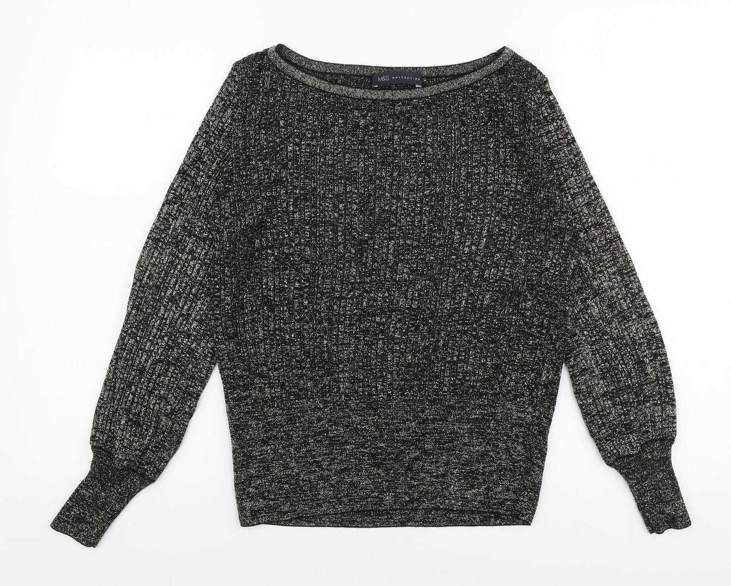 Womens UK Size S Marks and Spencer Gold Pullover Jumper