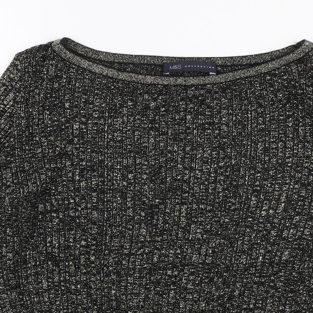 Womens UK Size S Marks and Spencer Gold Pullover Jumper