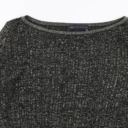 Womens UK Size S Marks and Spencer Gold Pullover Jumper