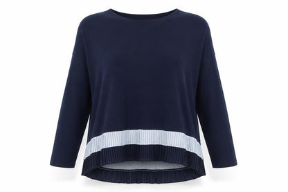 Womens UK Size M QED London Blue Pullover Jumper