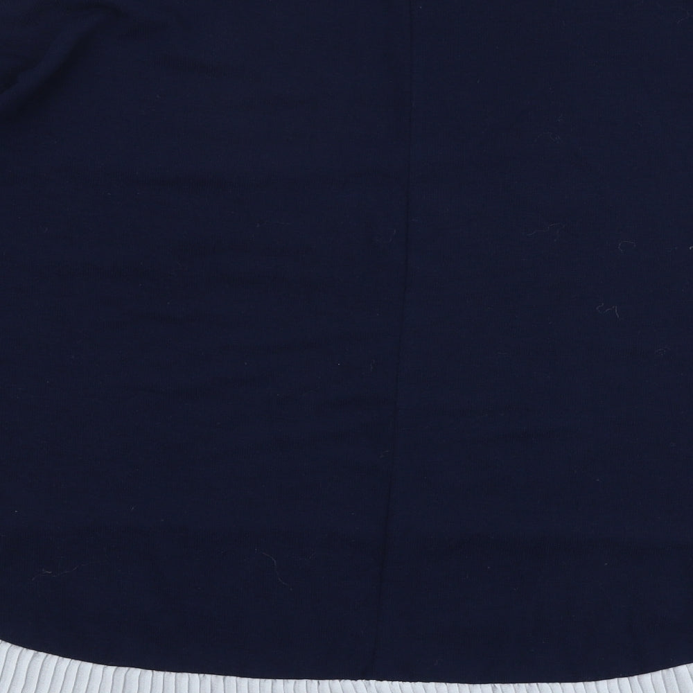 Womens UK Size M QED London Blue Pullover Jumper