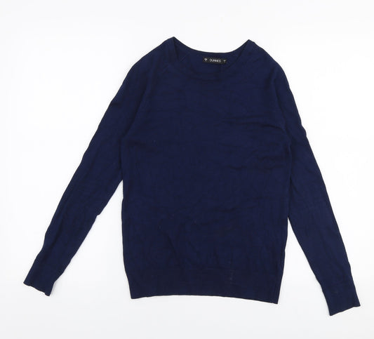 Womens UK Size S Dunnes Stores Blue Pullover Jumper