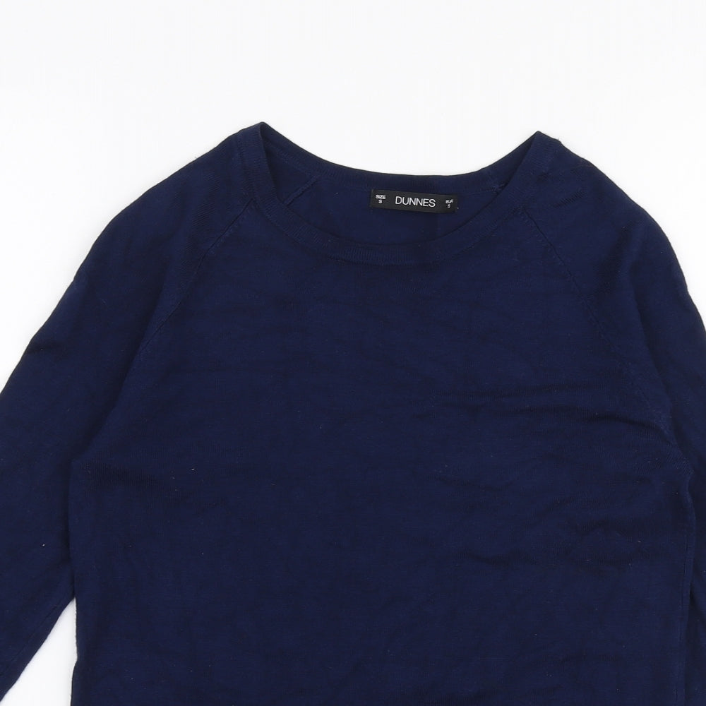 Womens UK Size S Dunnes Stores Blue Pullover Jumper
