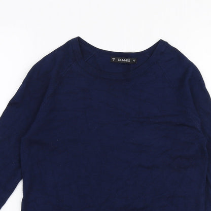 Womens UK Size S Dunnes Stores Blue Pullover Jumper