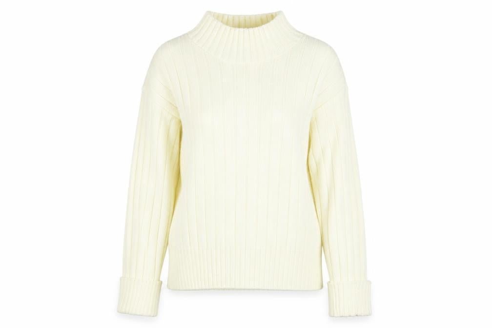 Womens UK Size M Chemistry Ivory Pullover Jumper