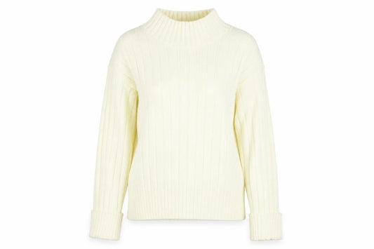 Womens UK Size M Chemistry Ivory Pullover Jumper