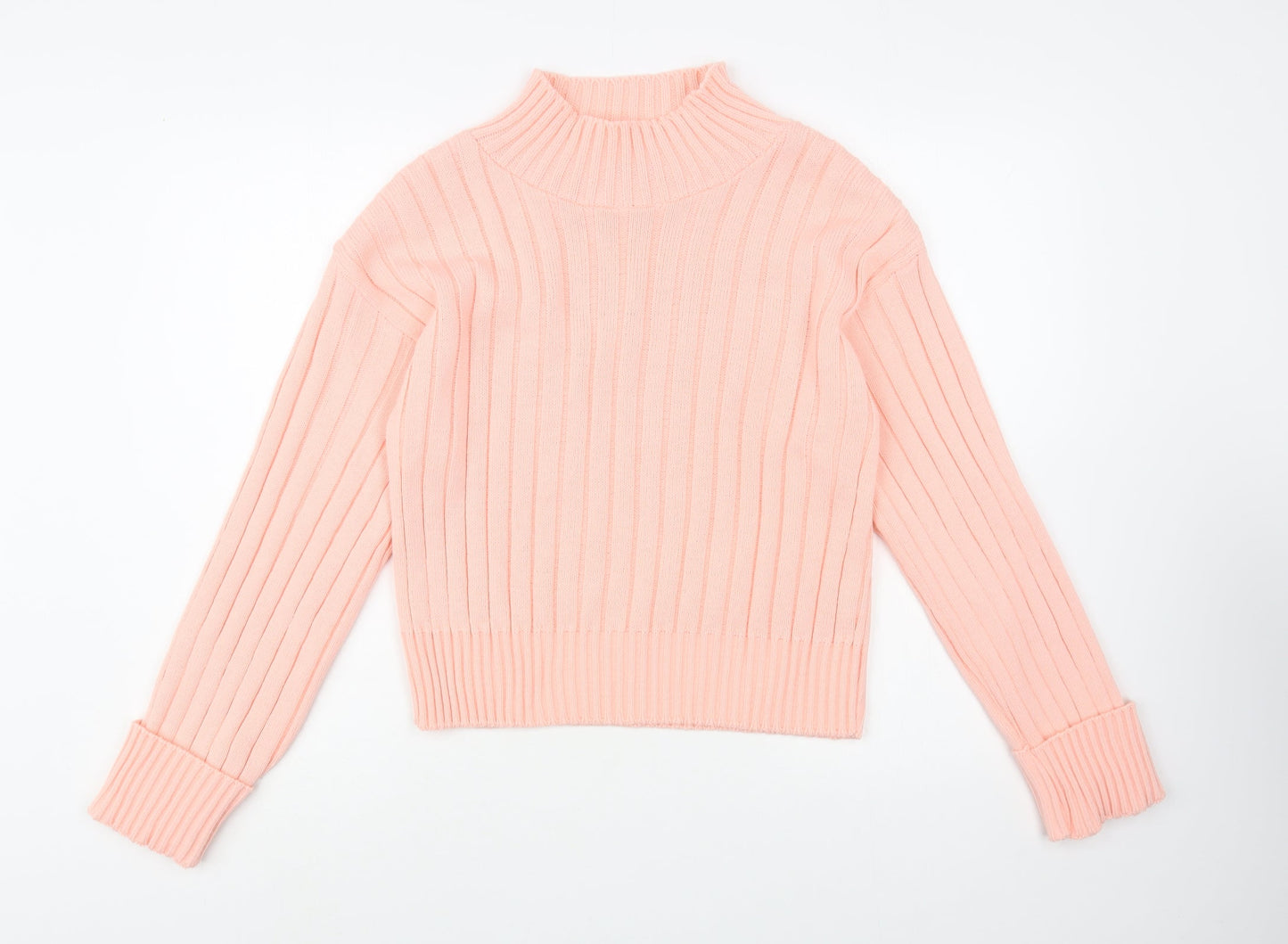 Womens UK Size M Chemistry Pink Pullover Jumper