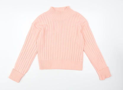 Womens UK Size M Chemistry Pink Pullover Jumper