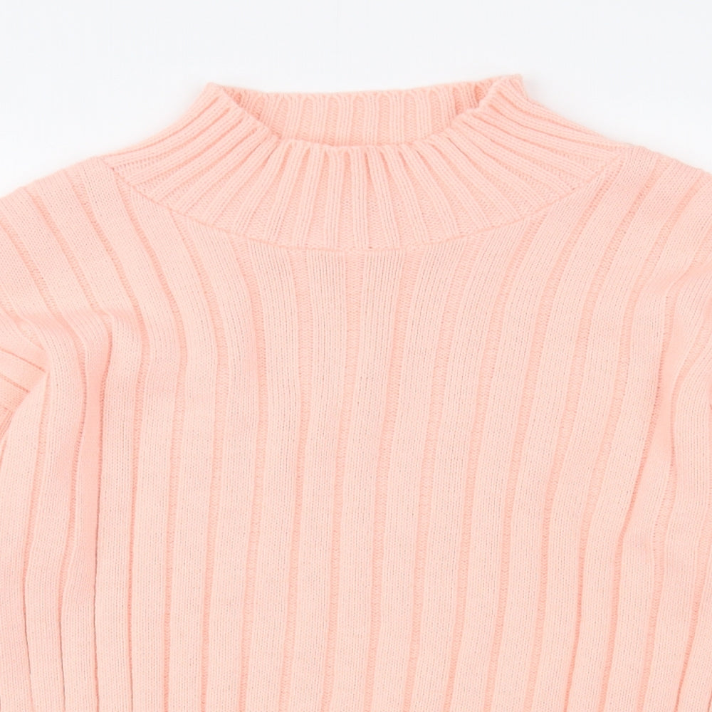 Womens UK Size M Chemistry Pink Pullover Jumper