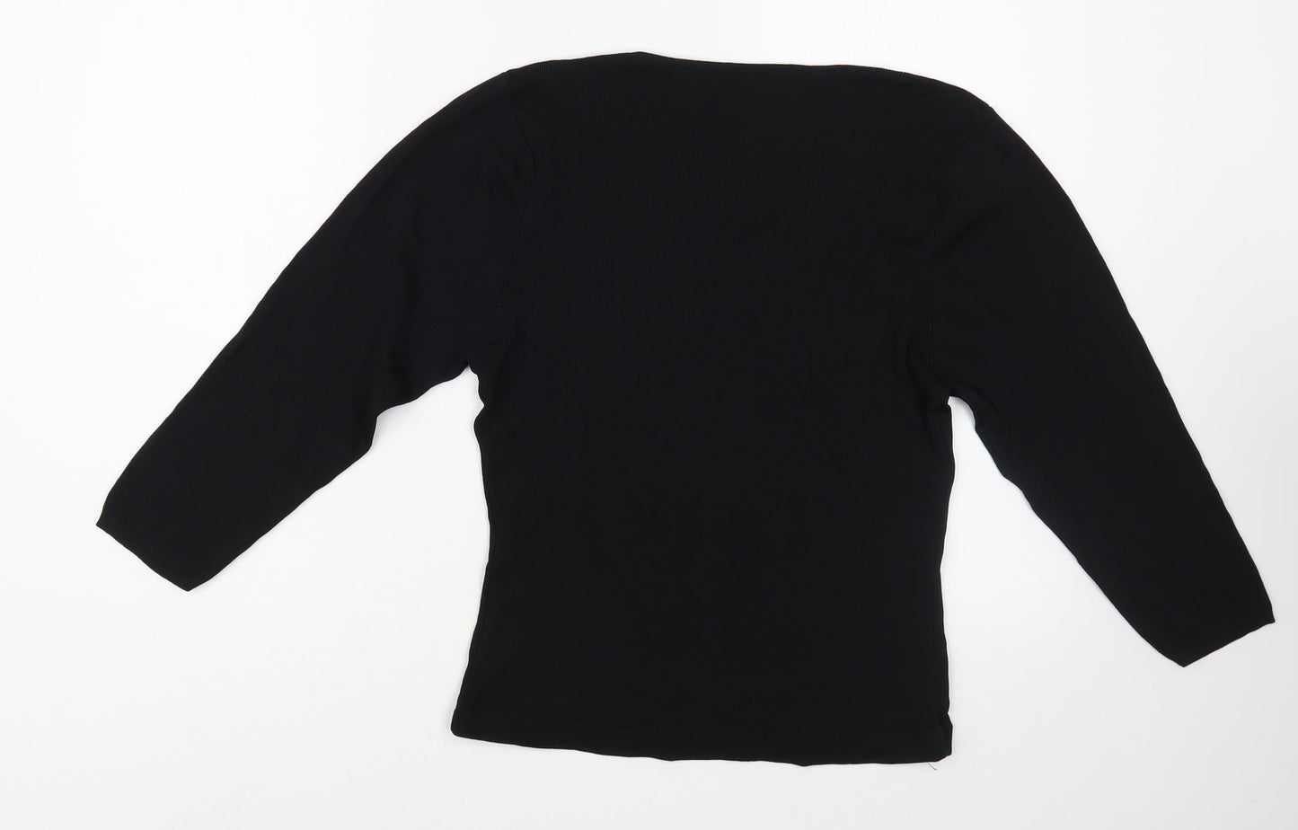 Womens UK Size M Whisper Black Pullover Jumper