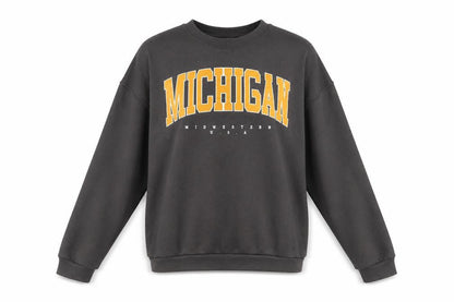 Missguided Womens Brown  Cotton Pullover Sweatshirt Size S  Pullover