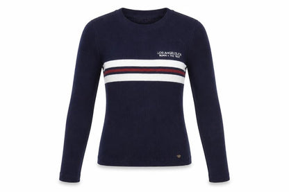 Womens UK Size M Pull&Bear Blue Pullover Jumper