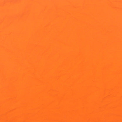 name it Boys Orange  Cotton Basic T-Shirt Size 11-12 Years Crew Neck Pullover