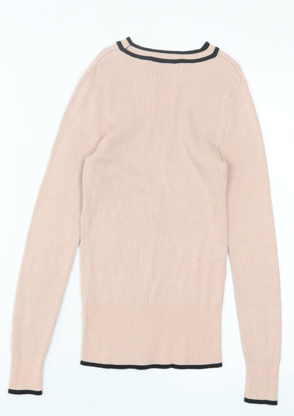 Womens UK Size 8 Marks and Spencer Pink Pullover Jumper