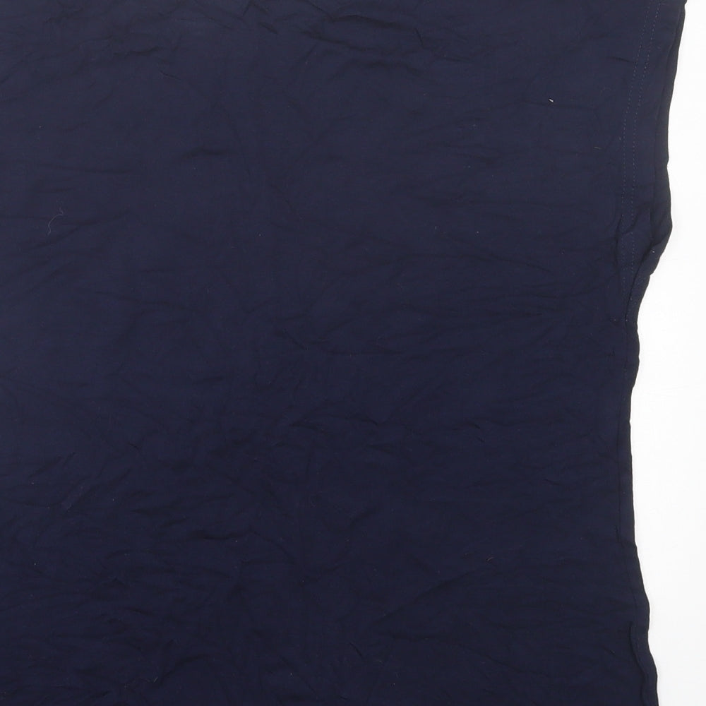 Womens UK Size M Dorothy Perkins Blue Basic T-Shirt