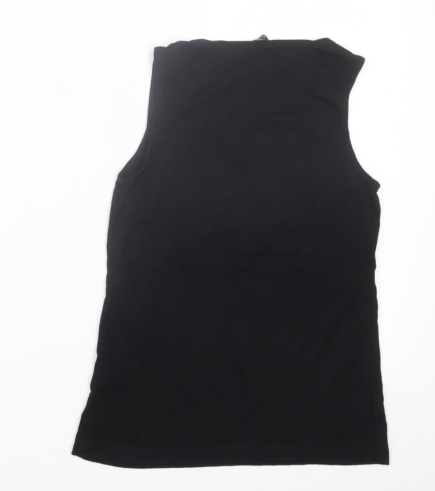 Womens UK Size 12 Dunnes Stores Black Basic Tank