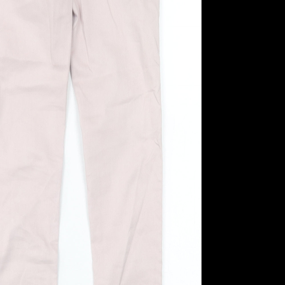 Womens UK Size 10 H&M Regular Fit Jegging Pink Trousers