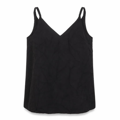 Womens UK Size 8 Papaya Black Basic Tank
