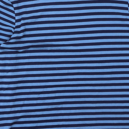 Womens UK Size S Oasis Blue Basic T-Shirt