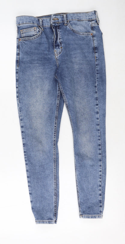Topshop Womens   Cotton Skinny Jeans Size 28 in L28 in Regular