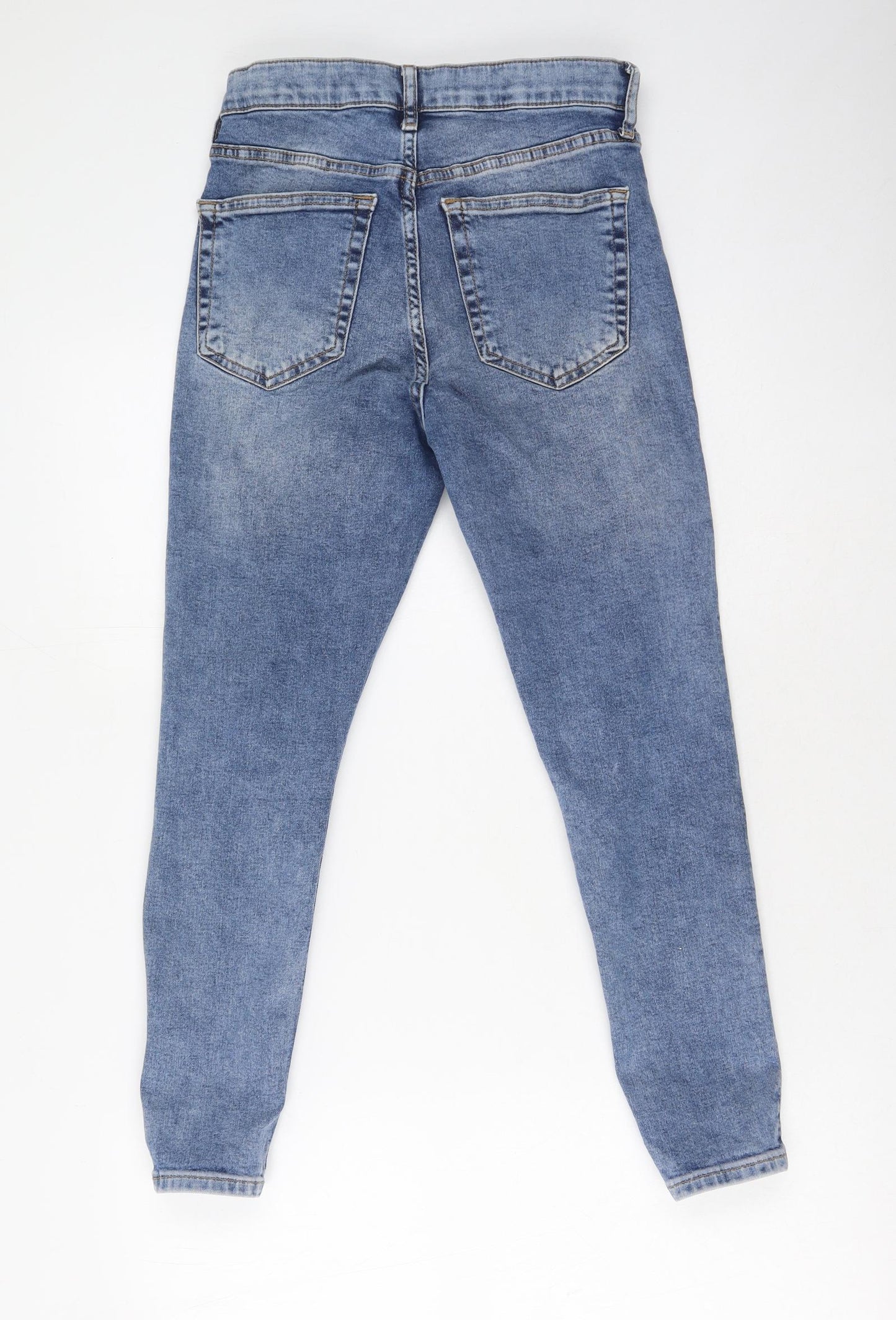 Topshop Womens   Cotton Skinny Jeans Size 28 in L28 in Regular