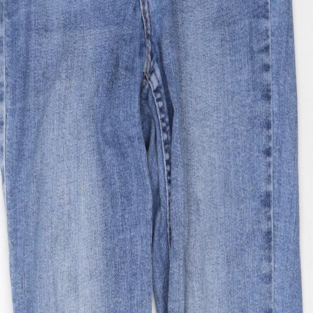Womens UK Size 4 H&M Regular Fit Skinny Blue Jeans