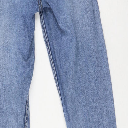 Womens UK Size 4 H&M Regular Fit Skinny Blue Jeans