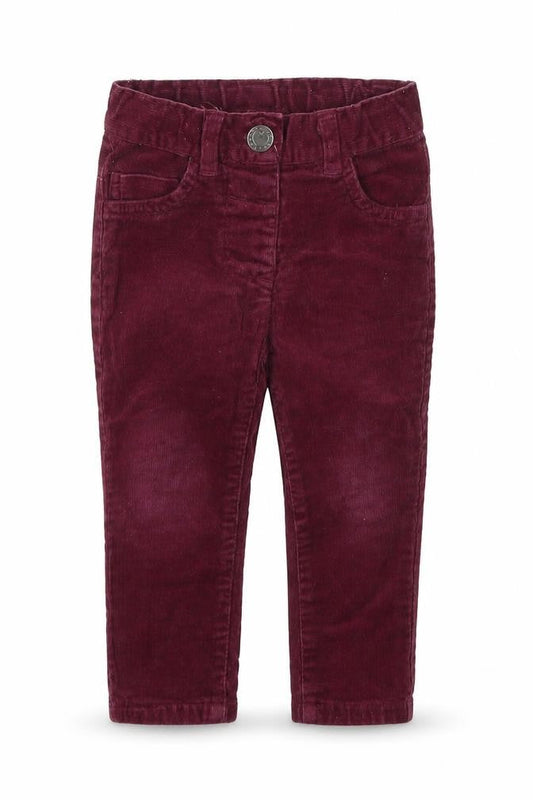 Dunnes Stores Girls Purple  Cotton Cargo Trousers Size 9-12 Months