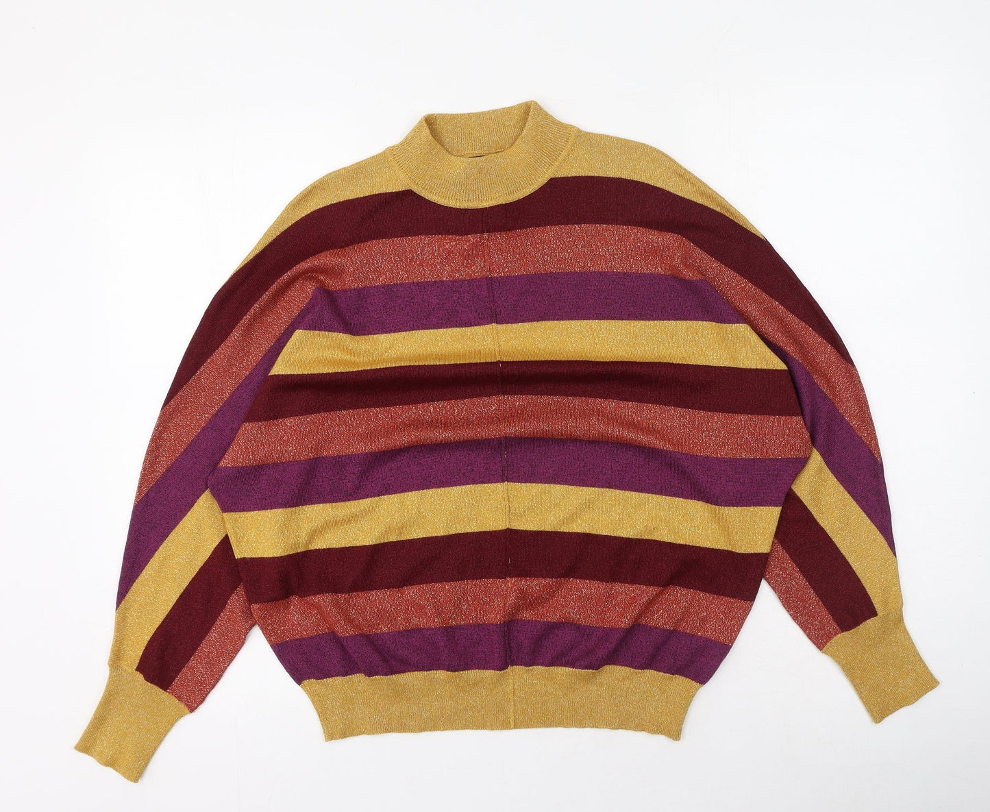 Womens UK Size M Marks and Spencer Multicoloured Pullover Jumper
