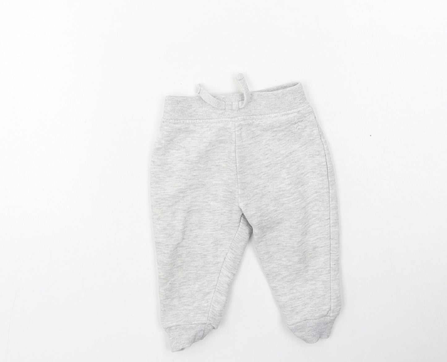 Dunnes Stores Boys Grey  Cotton Jogger Leggings Size 6-9 Months