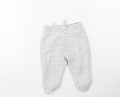 Dunnes Stores Boys Grey  Cotton Jogger Leggings Size 6-9 Months