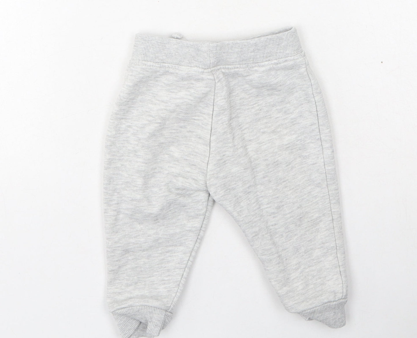 Dunnes Stores Boys Grey  Cotton Jogger Leggings Size 6-9 Months