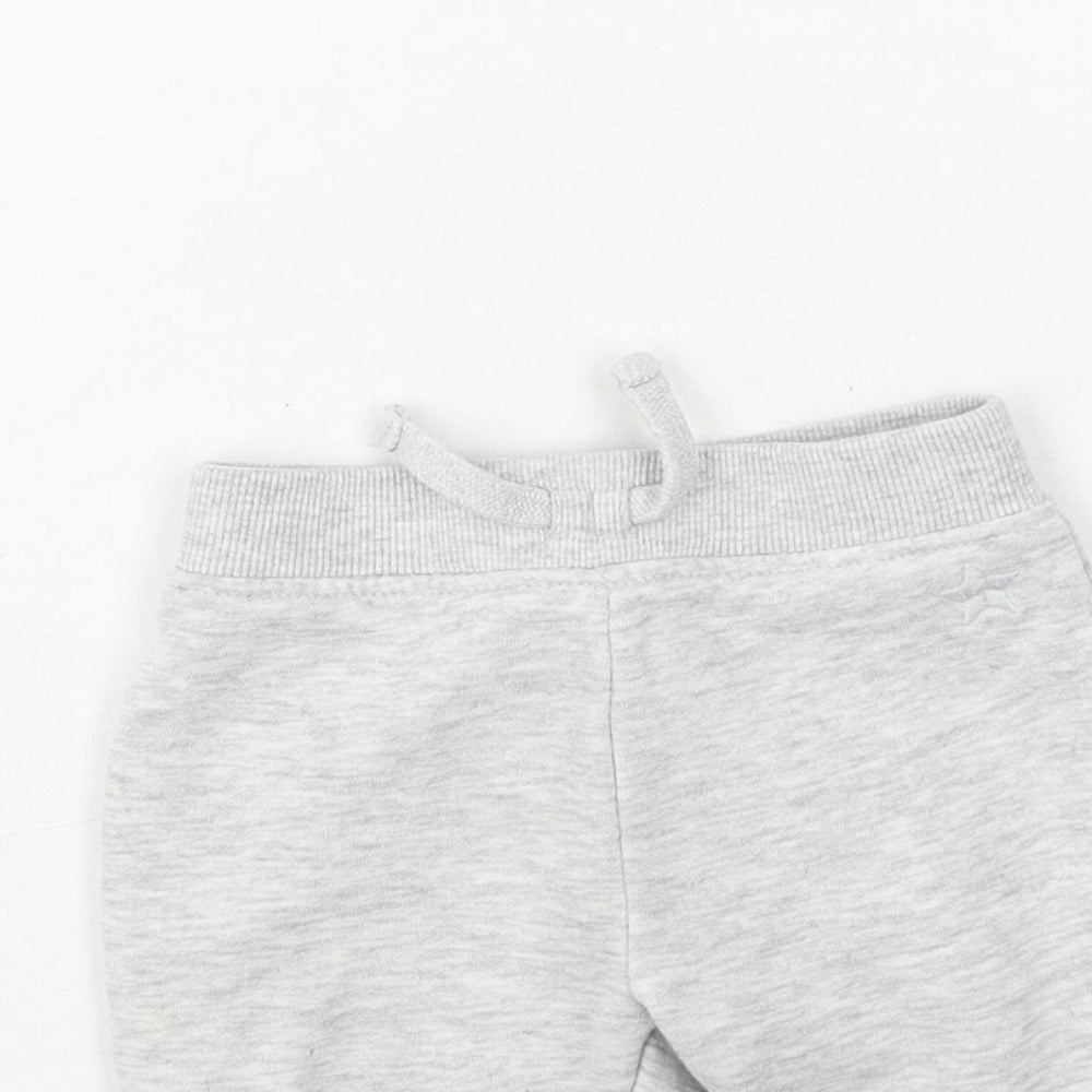 Dunnes Stores Boys Grey  Cotton Jogger Leggings Size 6-9 Months
