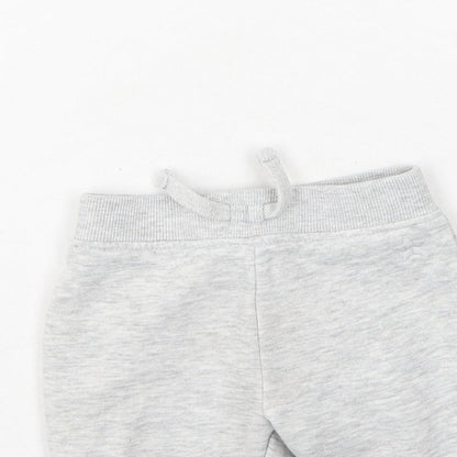 Dunnes Stores Boys Grey  Cotton Jogger Leggings Size 6-9 Months