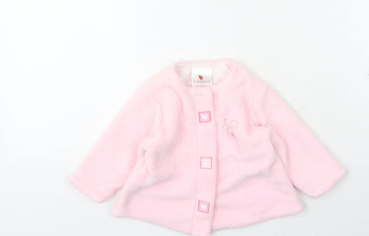 Ladybird Girls Pink  Polyester Cape Jumper Size 0-3 Months
