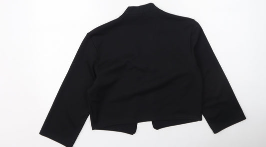 Gerard Womens Black V-Neck  Polyester Cardigan Jumper Size 14