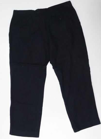 Womens UK Size 38 in Marks and Spencer Regular Fit  Blue Trousers