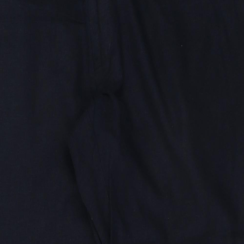 Womens UK Size 38 in Marks and Spencer Regular Fit  Blue Trousers