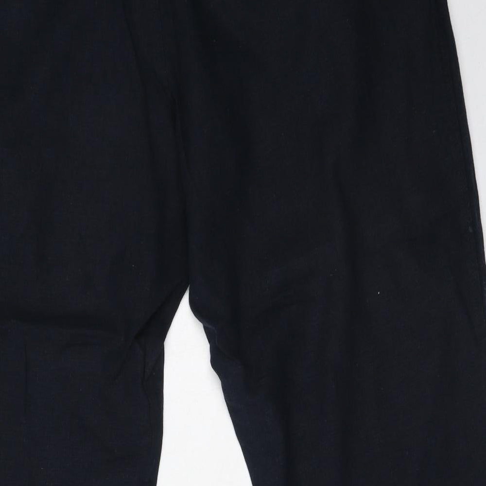 Womens UK Size 38 in Marks and Spencer Regular Fit  Blue Trousers