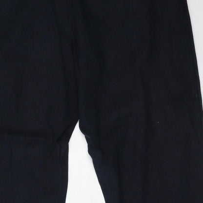 Womens UK Size 38 in Marks and Spencer Regular Fit  Blue Trousers