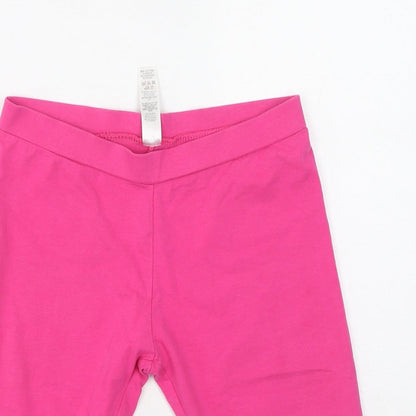 Womens UK Size S Dunnes Stores  Cropped Pink Leggings