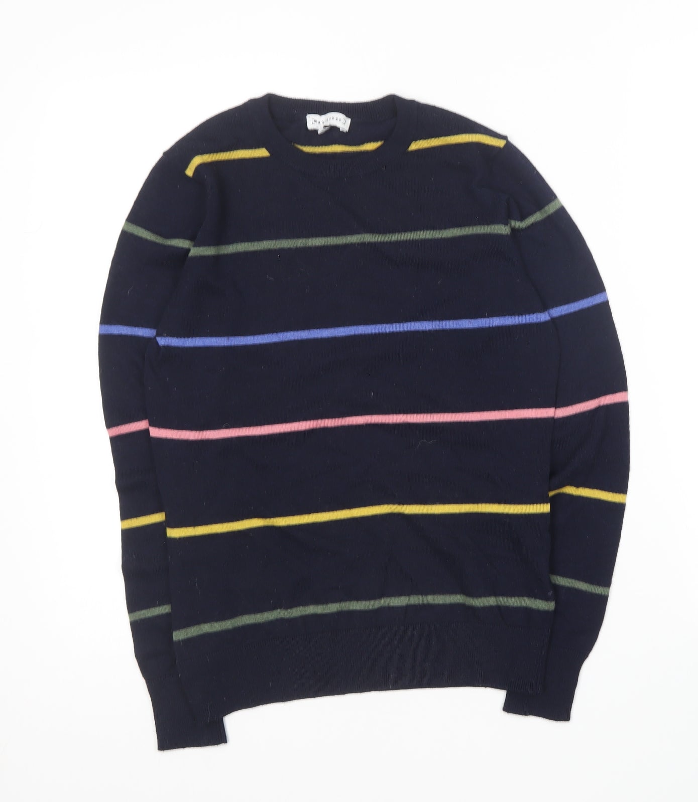 Womens UK Size 8 Warehouse Blue Pullover Jumper
