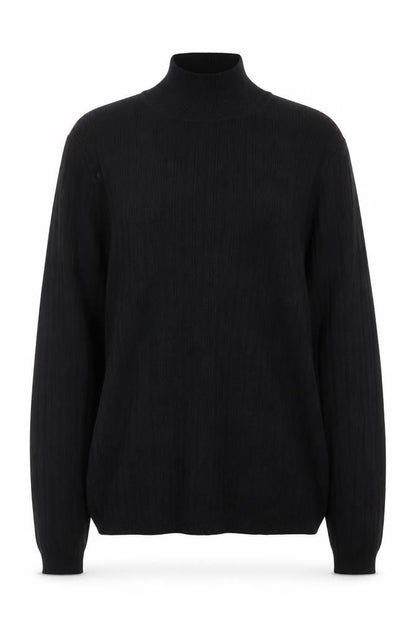 Womens UK Size 10 Nutmeg Black Pullover Jumper