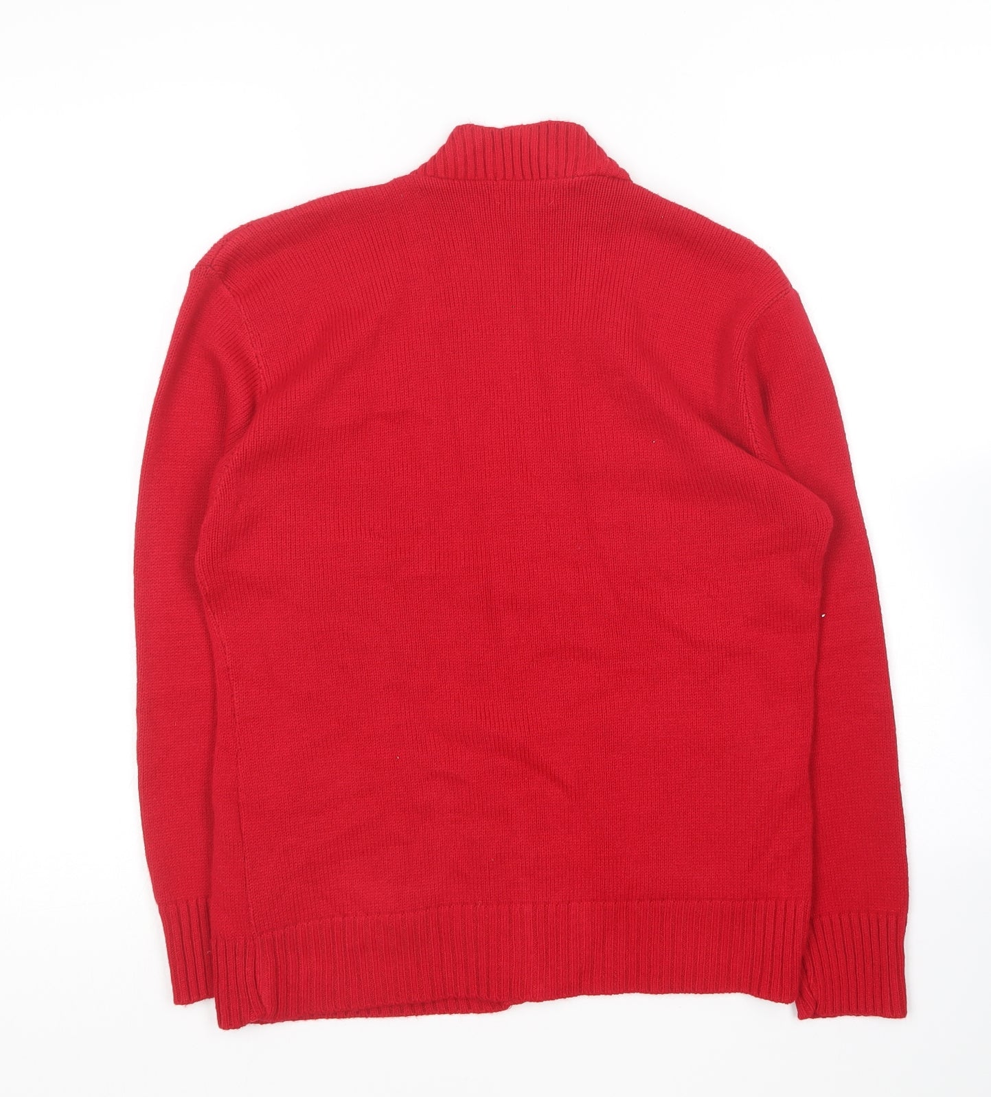 Womens UK Size S Choice Collection Red Cardigan Jumper