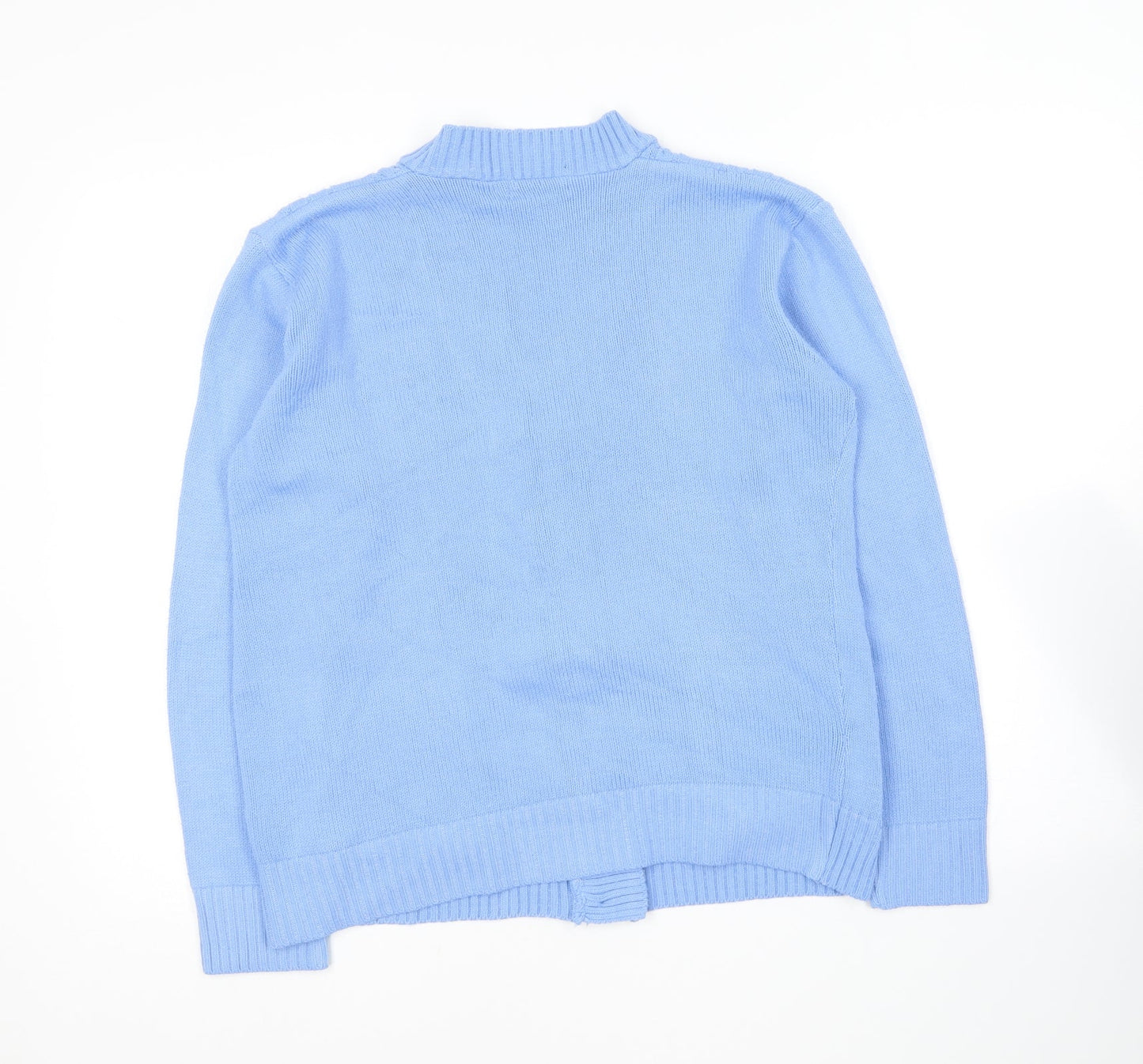 Womens UK Size M Choice Collection Blue Cardigan Jumper