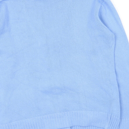 Womens UK Size M Choice Collection Blue Cardigan Jumper