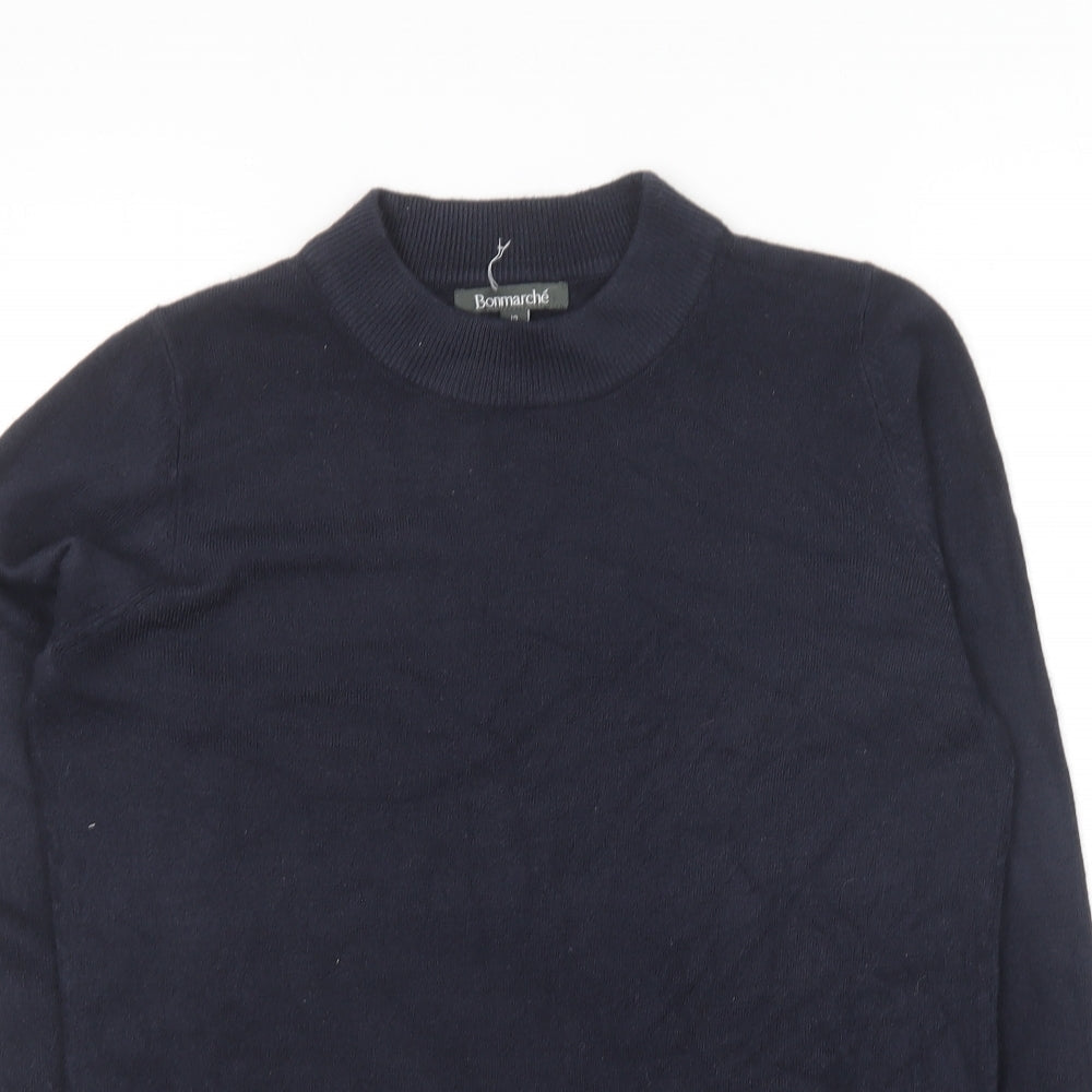 Womens UK Size 12 Bonmarché Blue Pullover Jumper