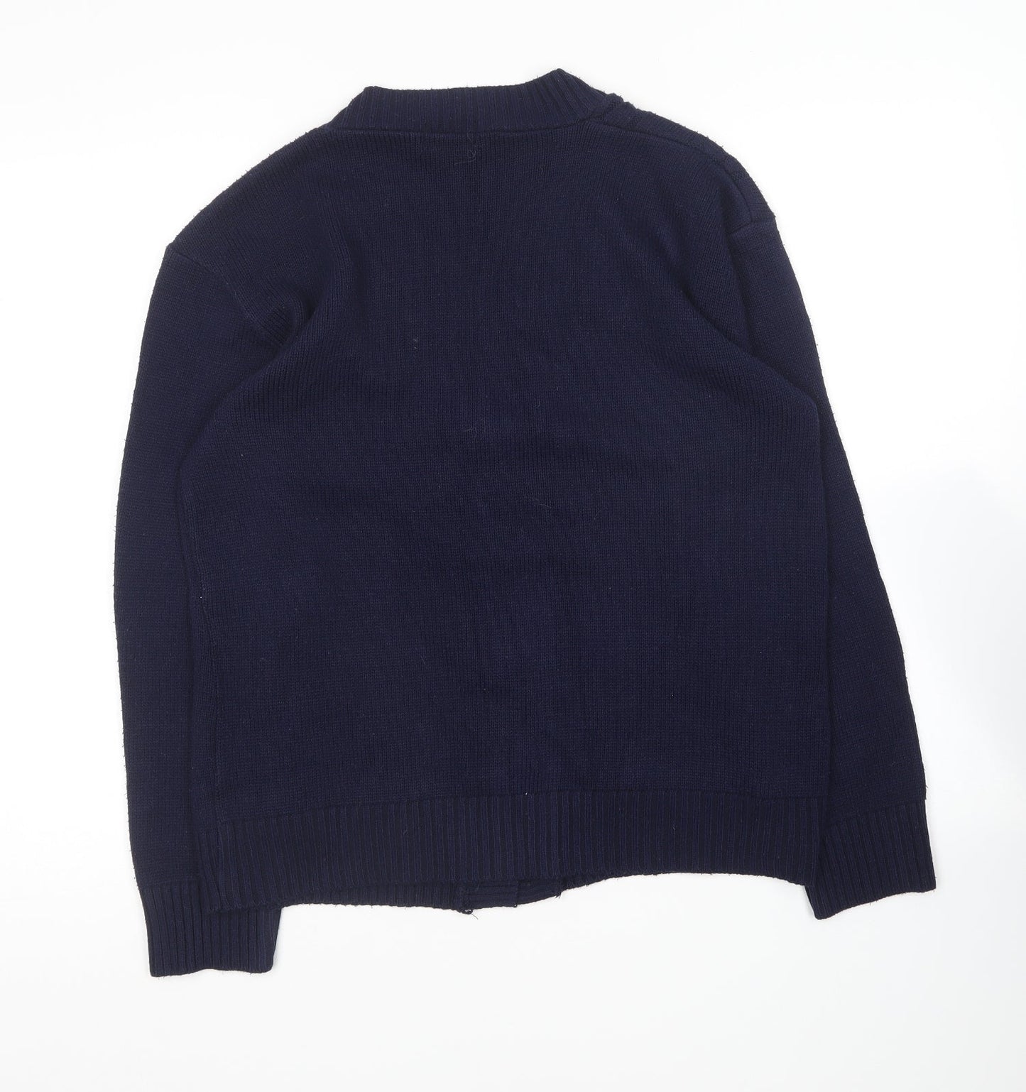 Womens UK Size M Choice Collection Blue Cardigan Jumper